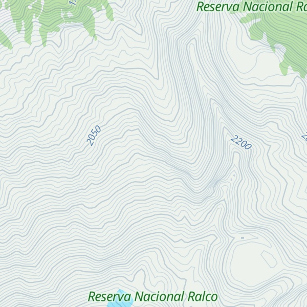 Map of Volcán Callaquen