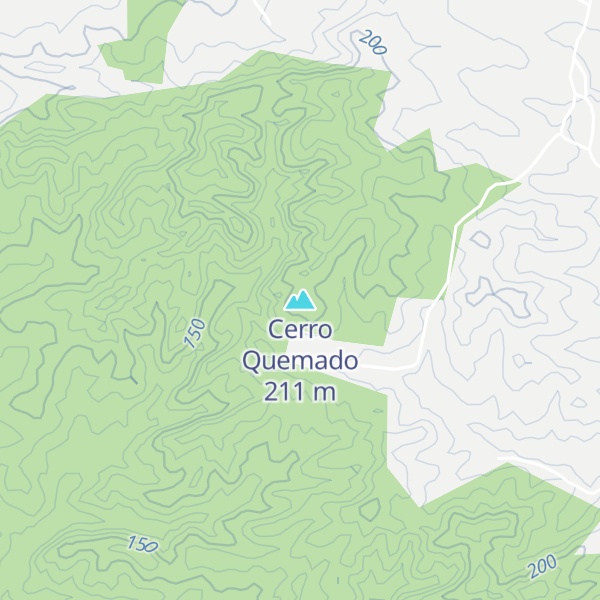 Map of Cerro Quemado