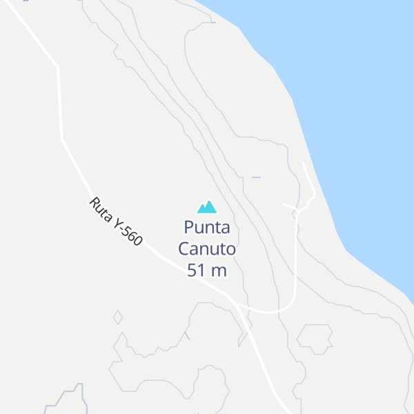 Map of Punta Canuto