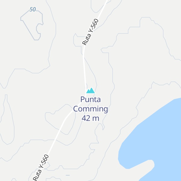 Map of Punta Comming