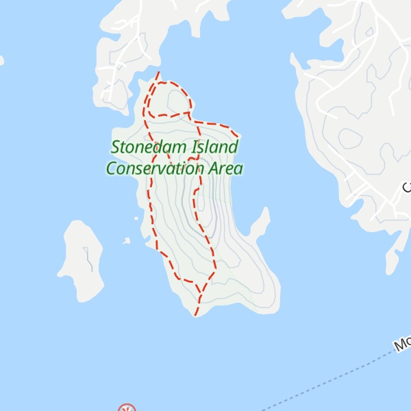 Map of Stonedam Island HP