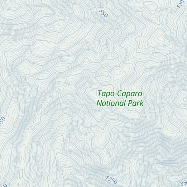 Map of Cerro Santa Rosa