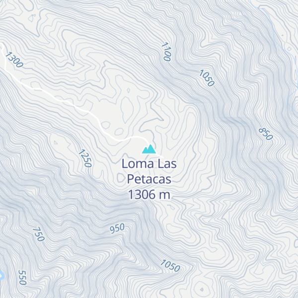 Map of Loma Las Petacas