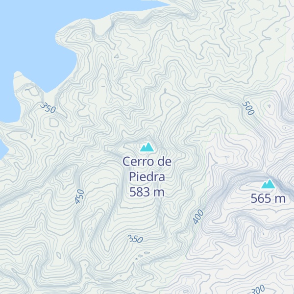 Map of Cerro de Piedra