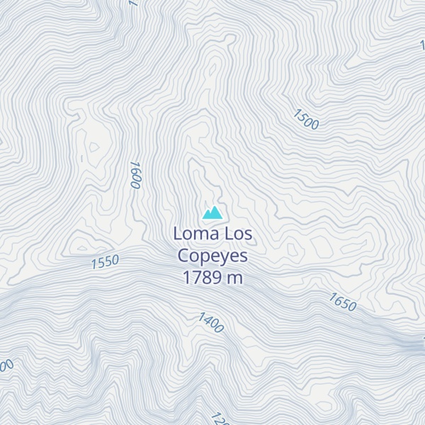 Map of Loma Los Copeyes