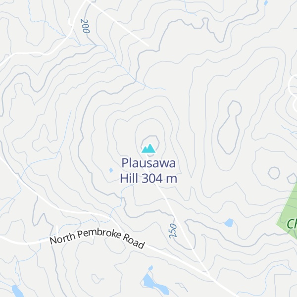 Map of Plausawa Hill