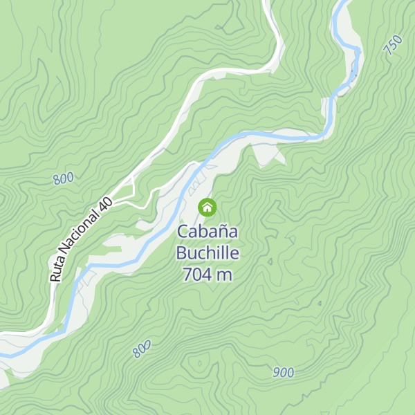 Map of Cabaña Buchille