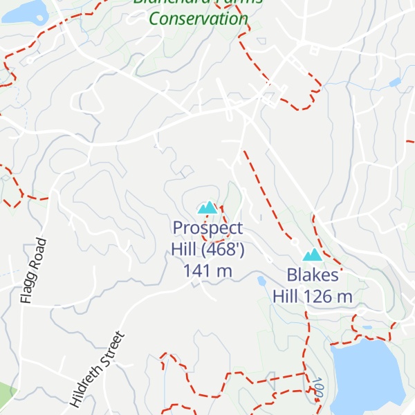 Map of Prospect Hill (468')