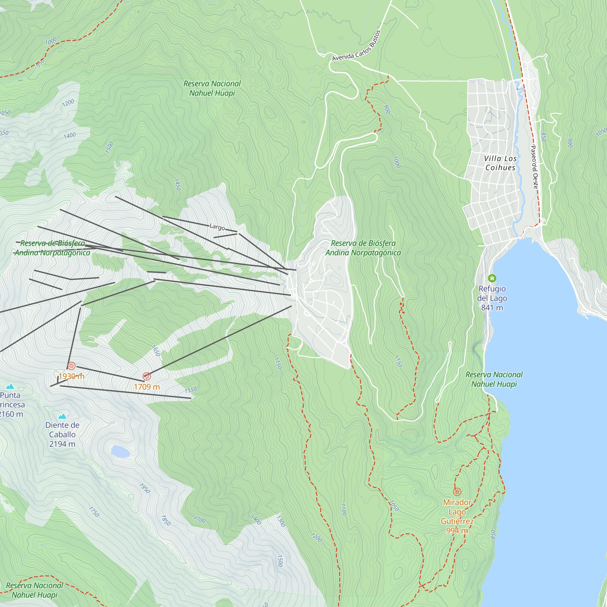 Refugio Knapp map