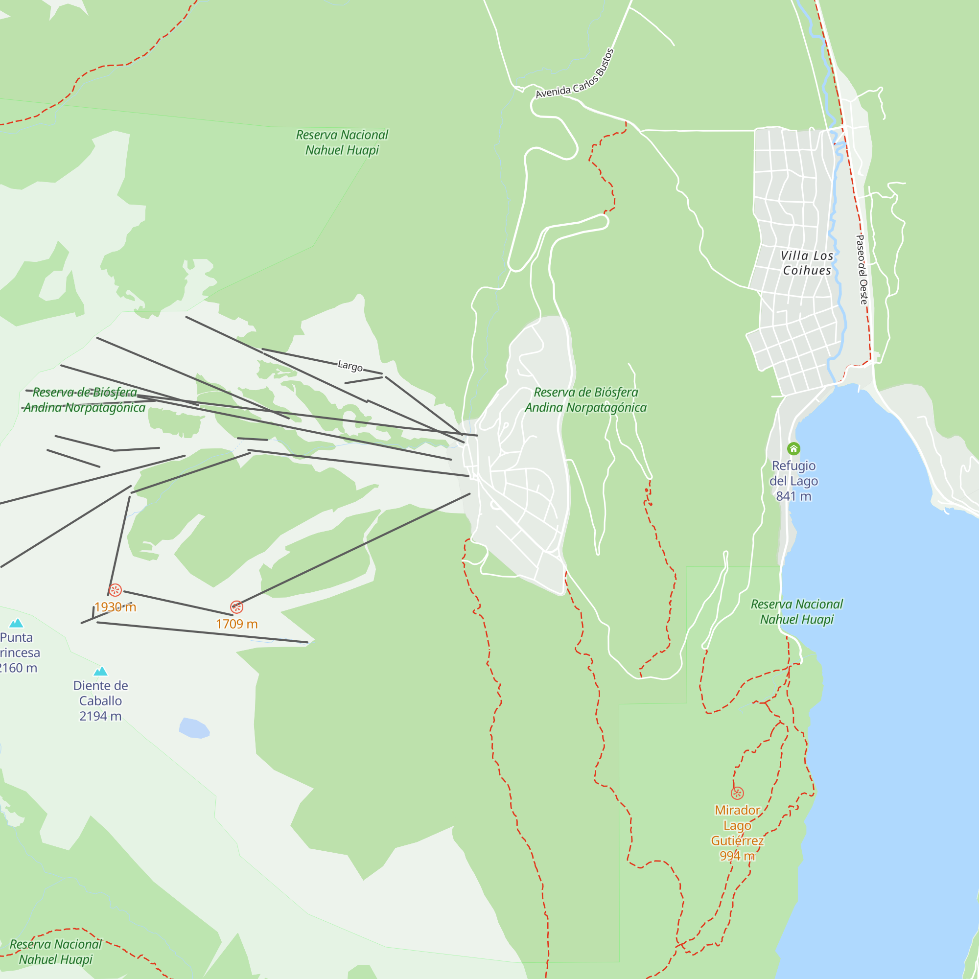 Refugio Knapp map