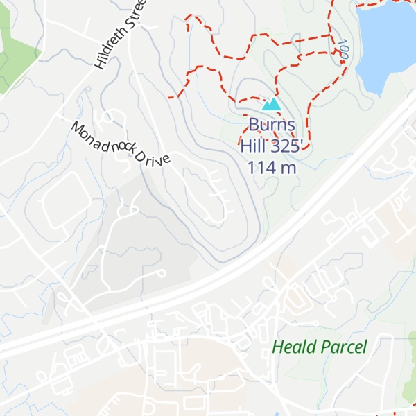 Map of Sparks Hill 400'