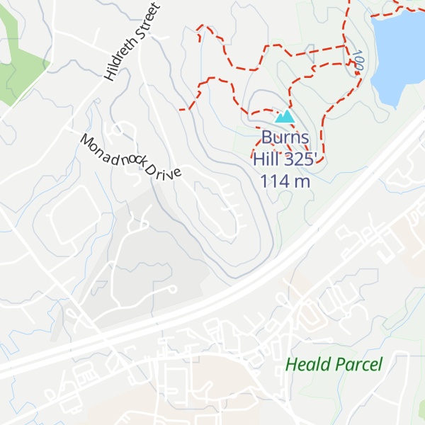 Map of Sparks Hill
