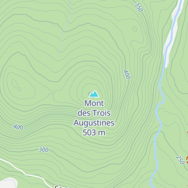 Map of Mont des Trois Augustines