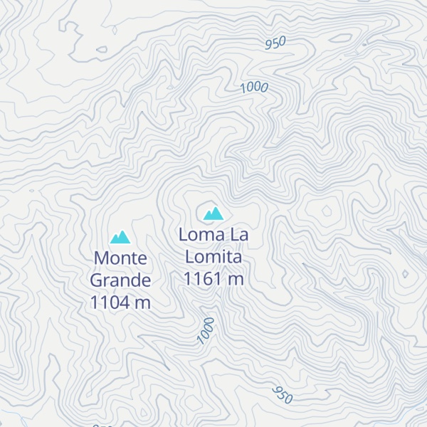 Map of Loma La Lomita
