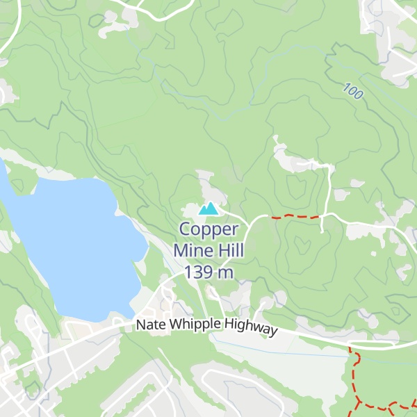 Map of Copper Mine Hill
