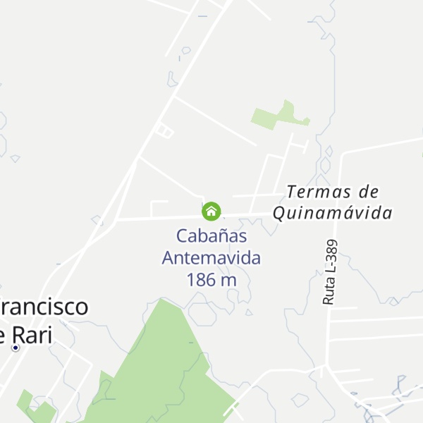 Map of Cabañas Antemavida