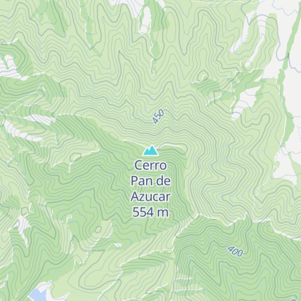 Map of Cerro Pan de Azucar