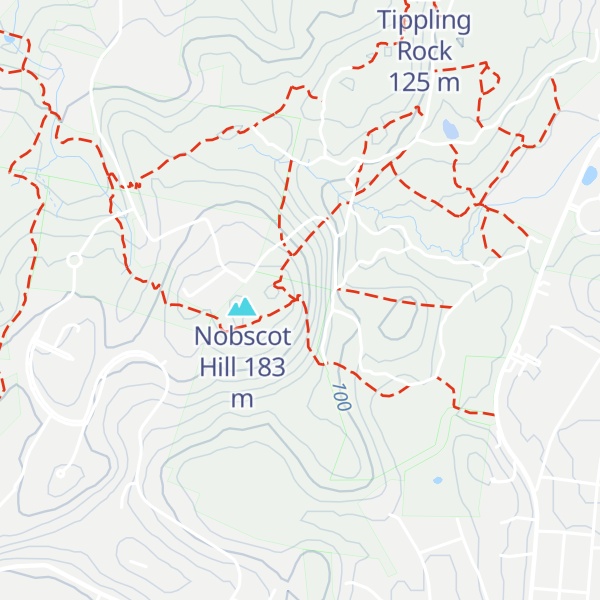 Map of Falling Rock Ridge