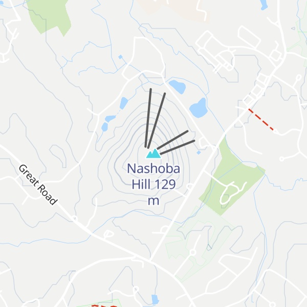 Map of Nashoba Hill