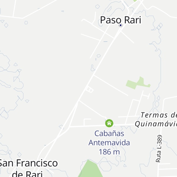 Map of Cabañas Los Culenes