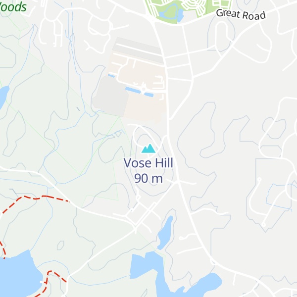 Map of Vose Hill