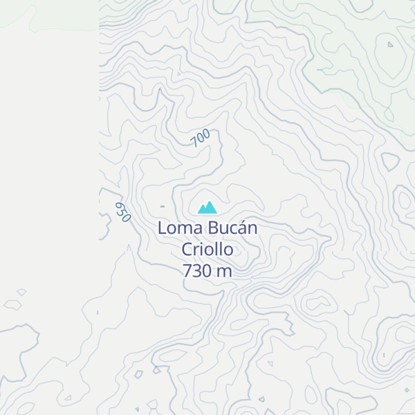Map of Loma Bucán Criollo