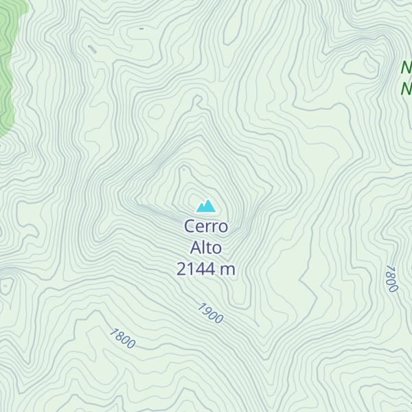 Map of Cerro Alto