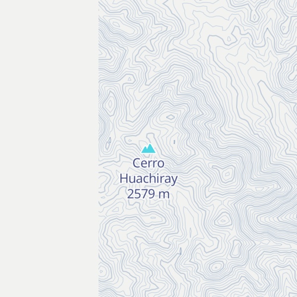 Map of Cerro Huachiray