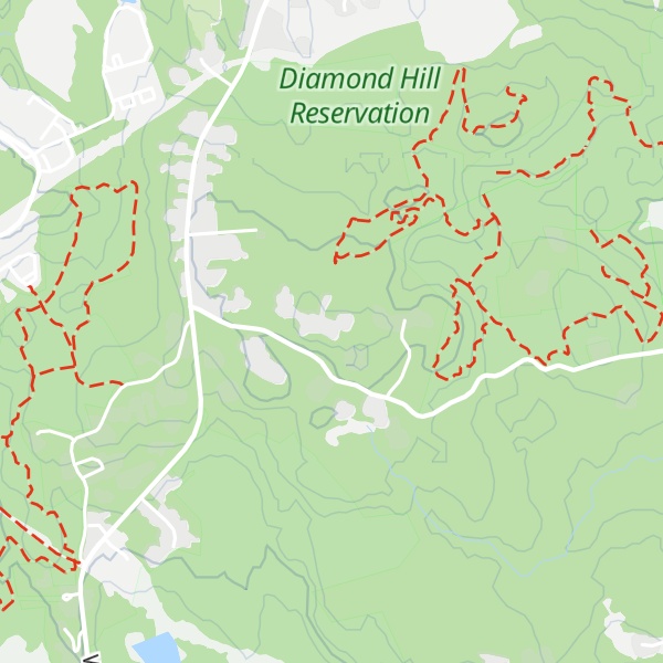 Map of Beacon Pole Hill
