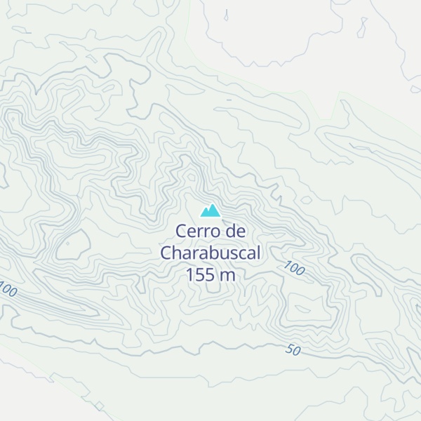 Map of Cerro de Charabuscal
