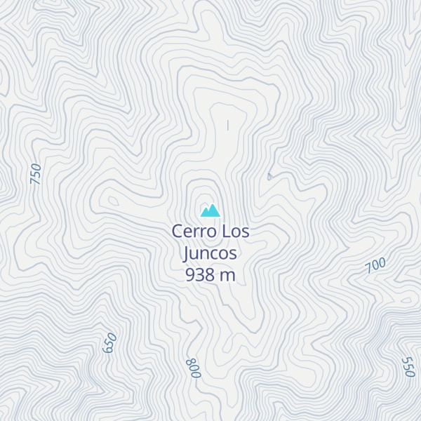 Map of Cerro Los Juncos