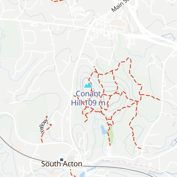 Map of Great Hill