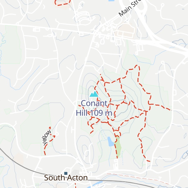Map of Conant Hill