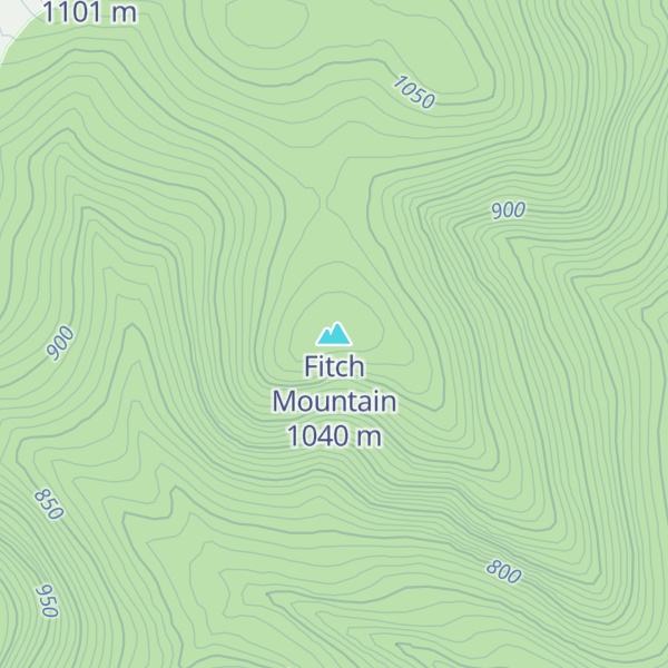 Map of Fitch Mountain
