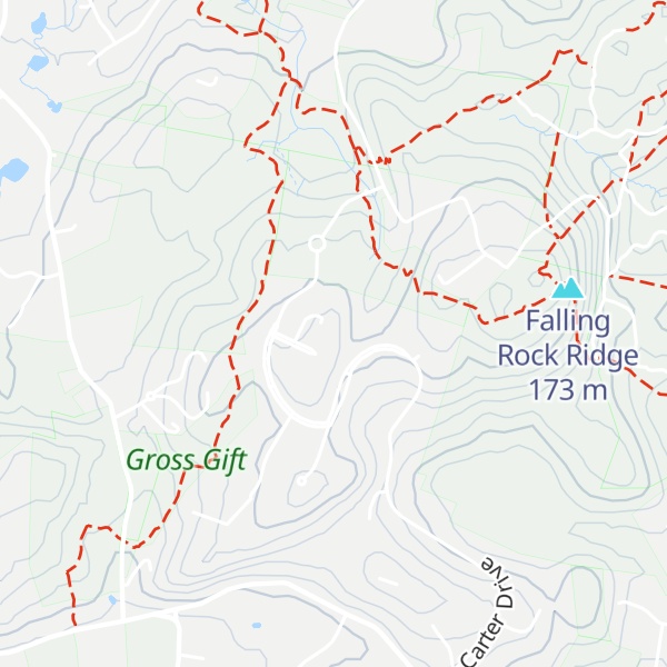 Map of Doeskin Hill