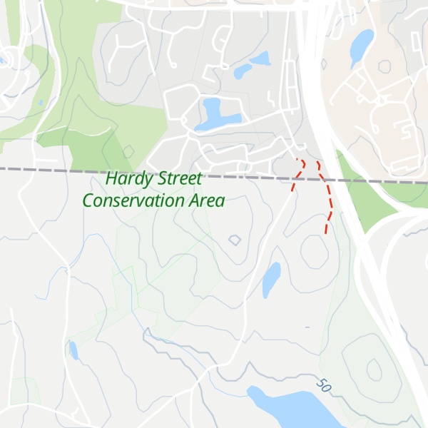 Map of Spectacle Hill