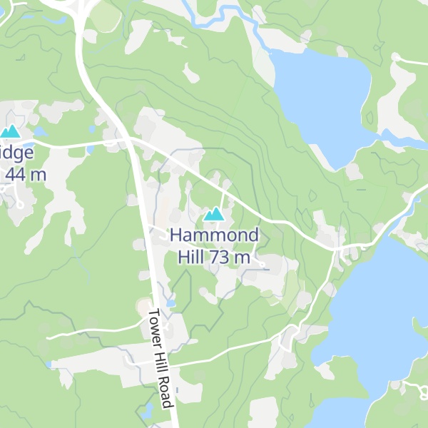 Map of Hammond Hill