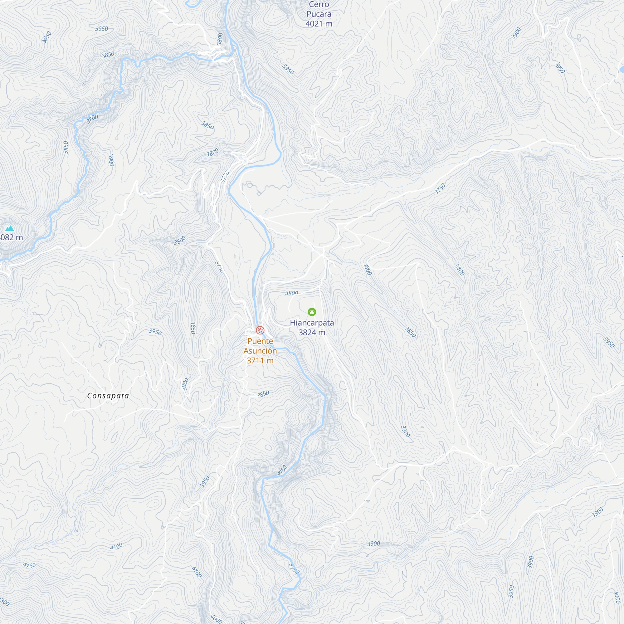 Hiancarpata map