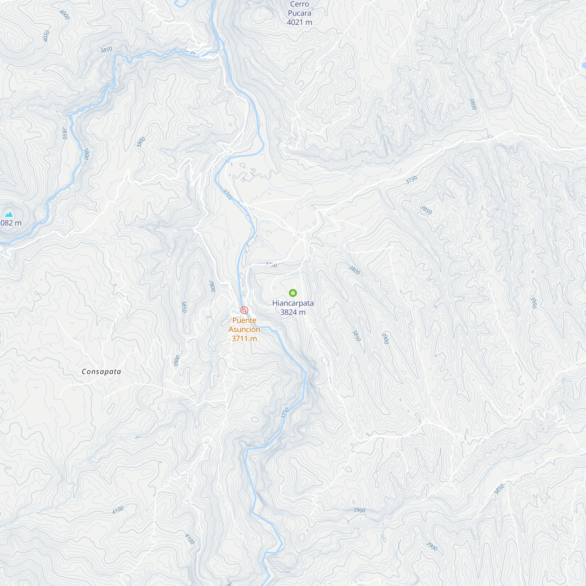 Hiancarpata map