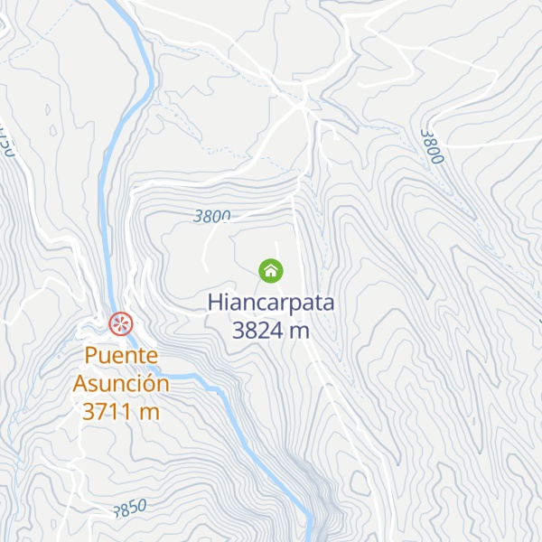 Map of Hiancarpata