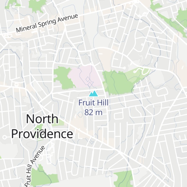 Map of Fruit Hill
