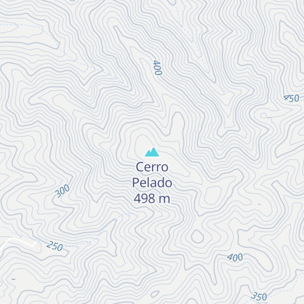Map of Cerro Pelado