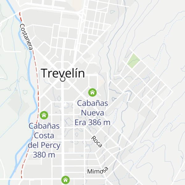 Map of Cabañas Nueva Era