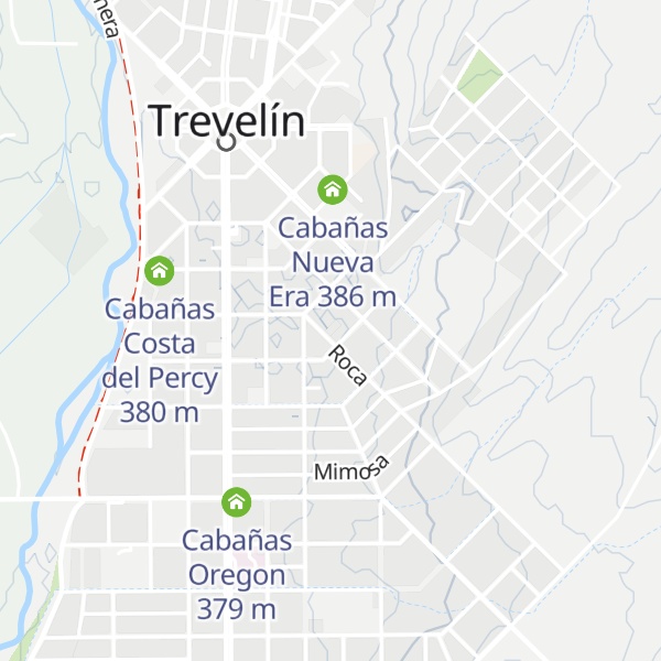 Map of Cabañas Rocío