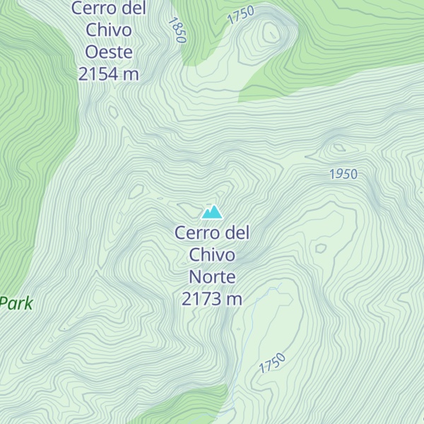 Map of Cerro del Chivo Norte