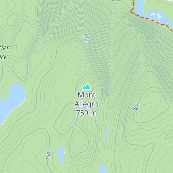 Map of Mont Allegro