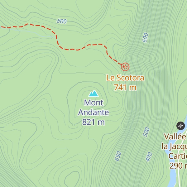 Map of Mont Andante