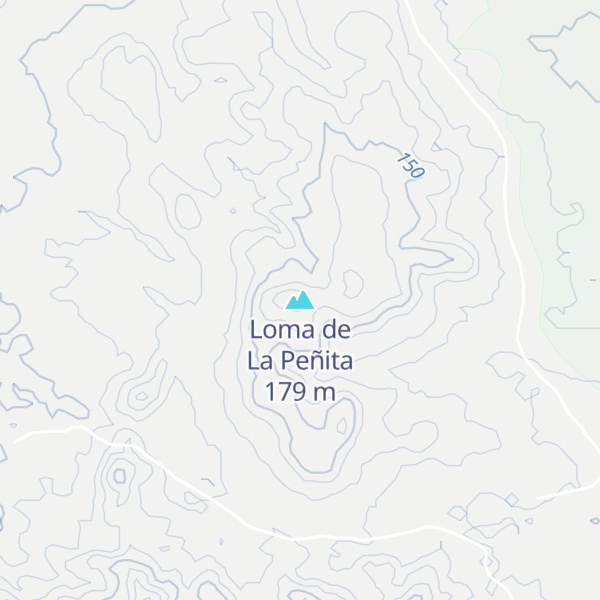 Map of Loma de La Peñita