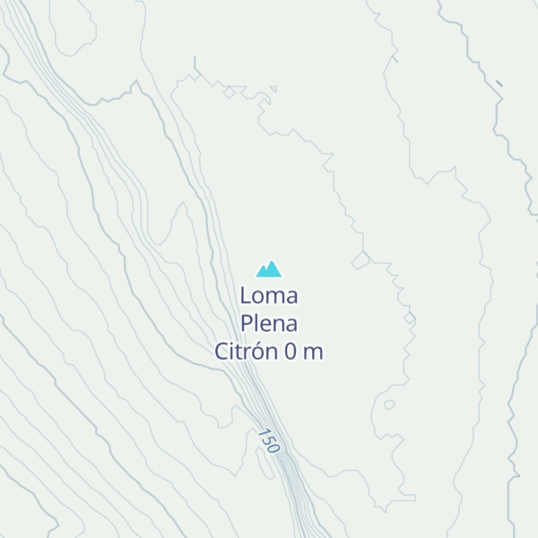 Map of Loma Plena Citrón
