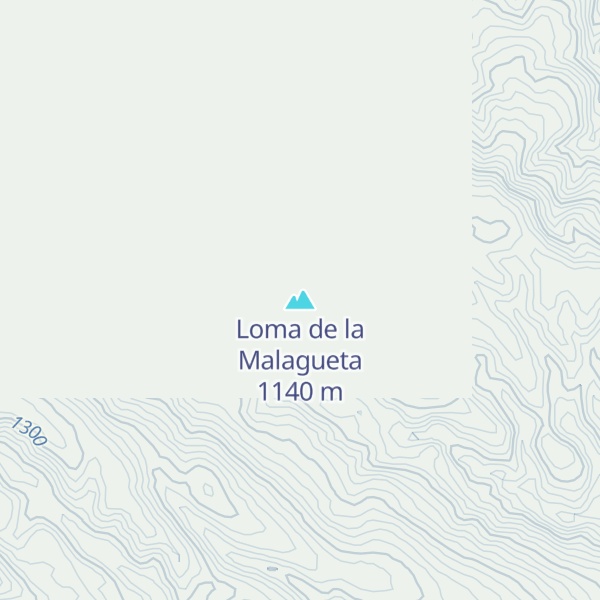 Map of Loma de la Malagueta
